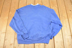 Vintage 1990s Coldwater Creek Blue Birds Double Collar Cute Souvenir Crewneck Sweatshirt Womens L