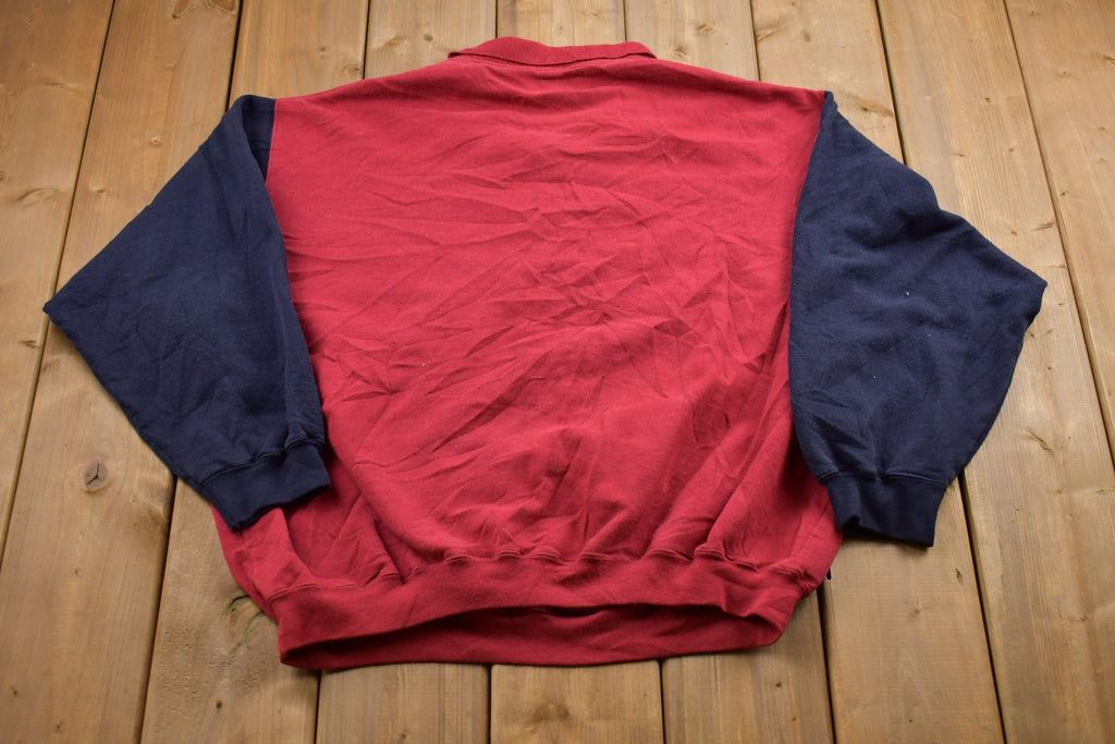 Vintage 1990 Arrow Sport Collared Sweatshirt