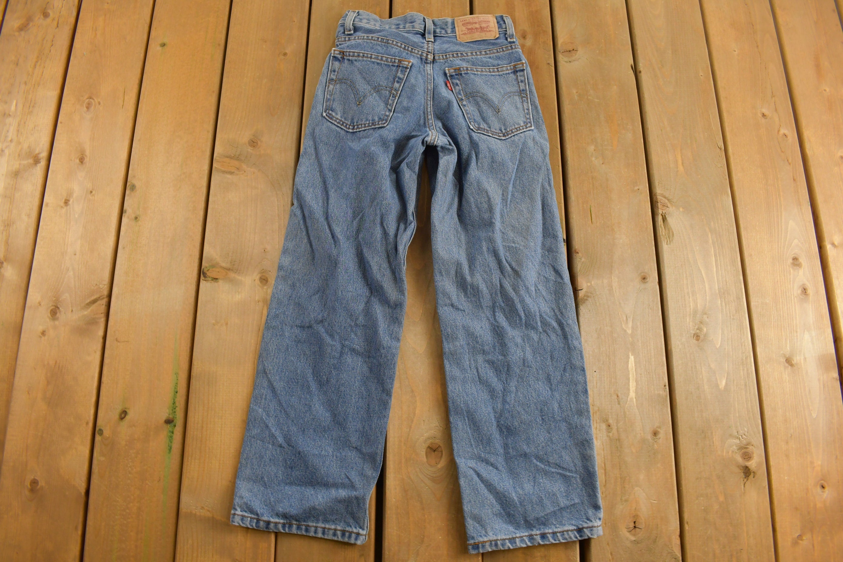 Vintage 1990s Youth Levi's 550s Jeans Size 24 x 24.5