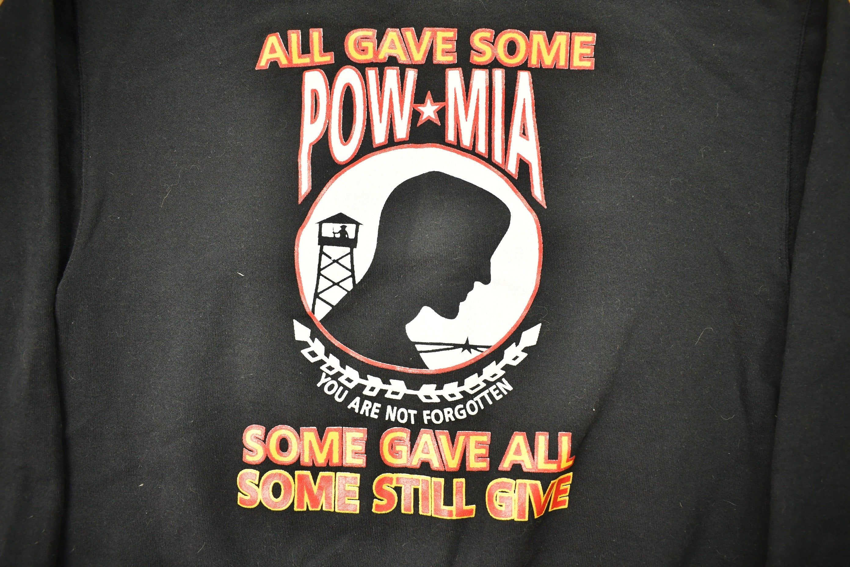 Vintage 1990s POW MIA National League Of Families Crewneck Sweatshirt
