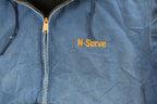 Vintage 1990s Distressed Carhartt Hooded Work Jacket Men's 3XL