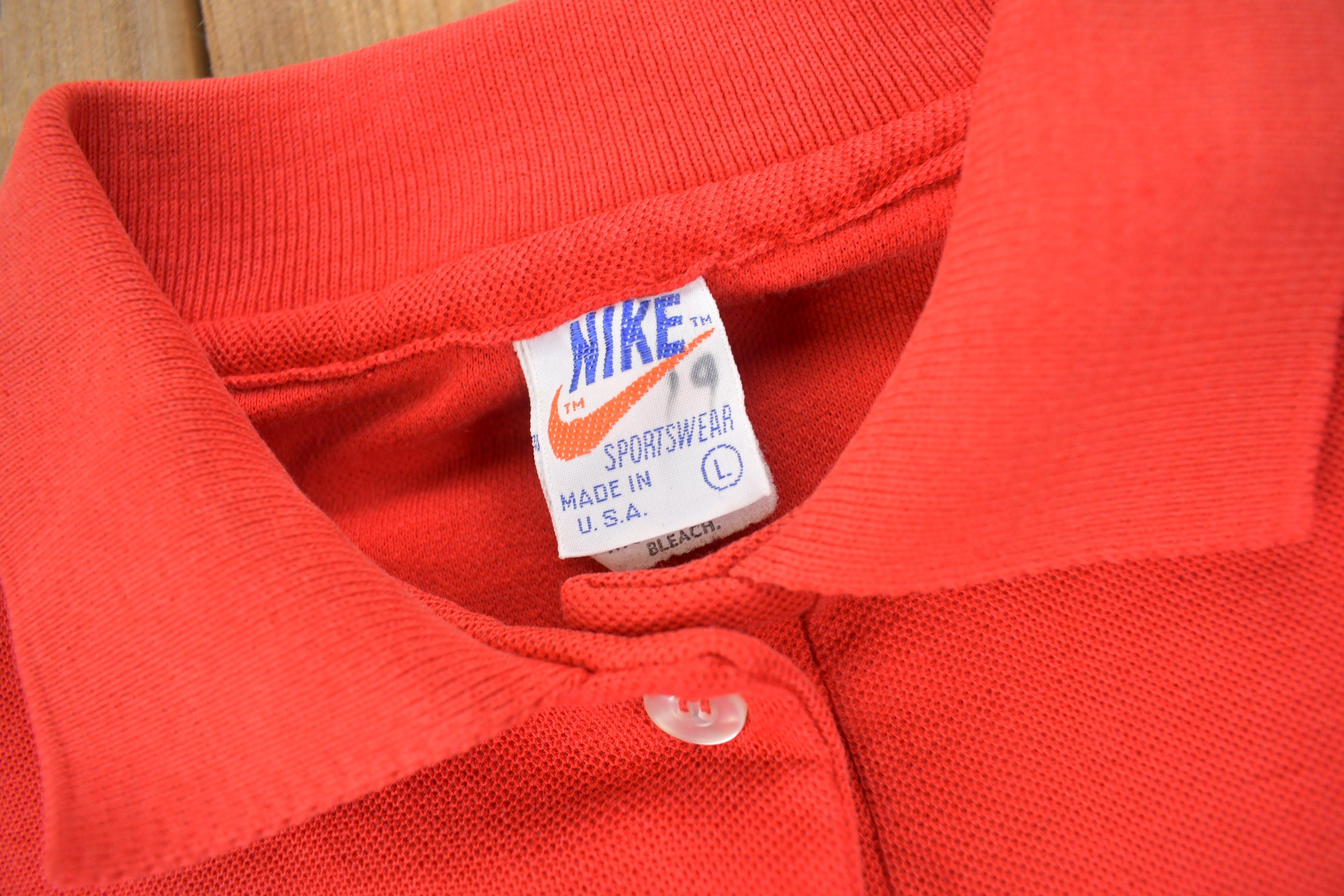 Vintage 1970s Nike Mini Logo Golf Shirt