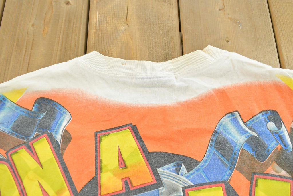 Vintage 1990s Kevin Harvick Looney Tunes All Over Print All Tuned Up NASCAR Racing T-Shirt Mens L / Racing Tee / 90s Nascar / Single Stitch