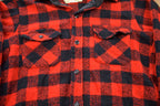 Vintage 1950s Melton Plaid Button Up Shirt
