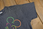 Vintage 1970s Disney Mickey Mouse Florida Graphic T-Shirt Made In USA Single Stitch