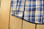 Vintage 1990s Sears Wearmaster Button Up Flannel Shirt Men's Medium