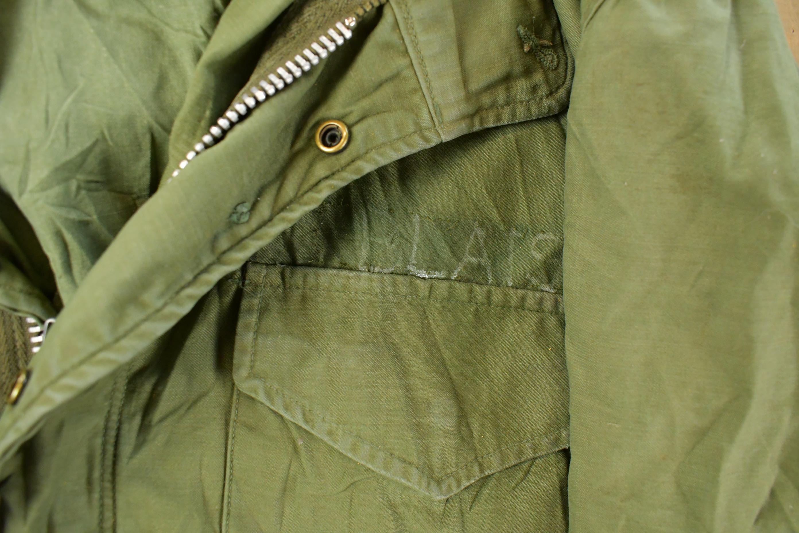 Vintage 1970s M-65 Military Field Coat Men's Large