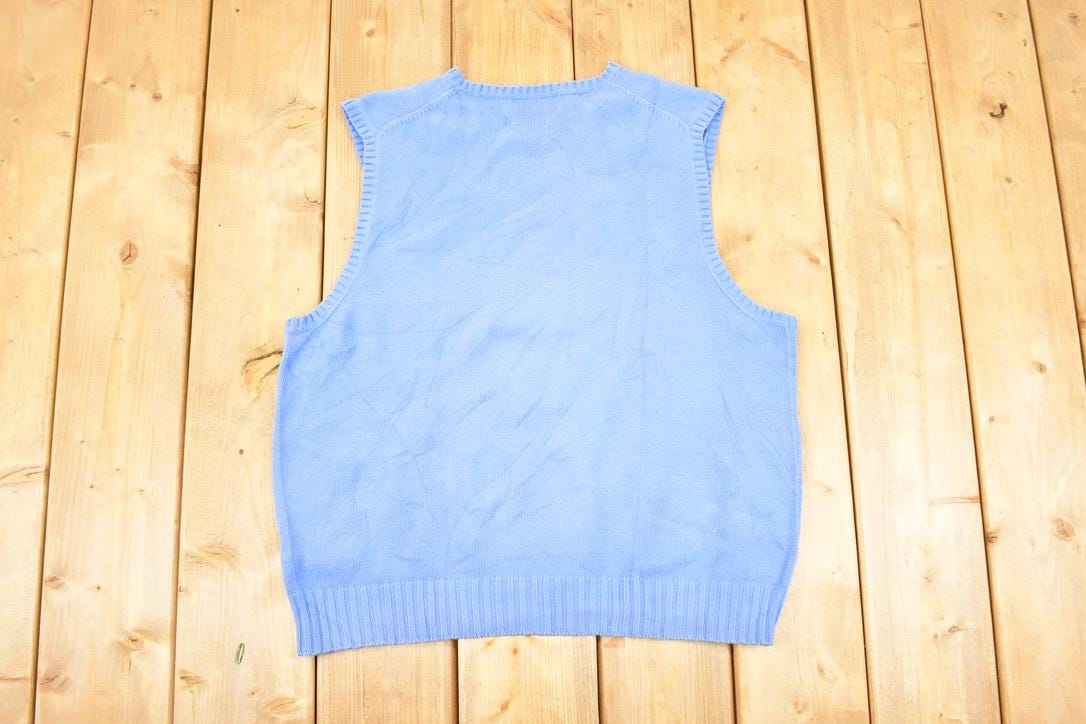 Vintage 1990s Polo By Ralph Lauren Knit V Neck Sweater Vest Men's M