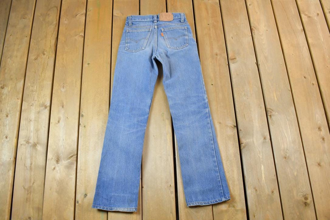 Vintage 1990s Levi Strauss Orange Tab Denim Jeans Size 24 x 28
