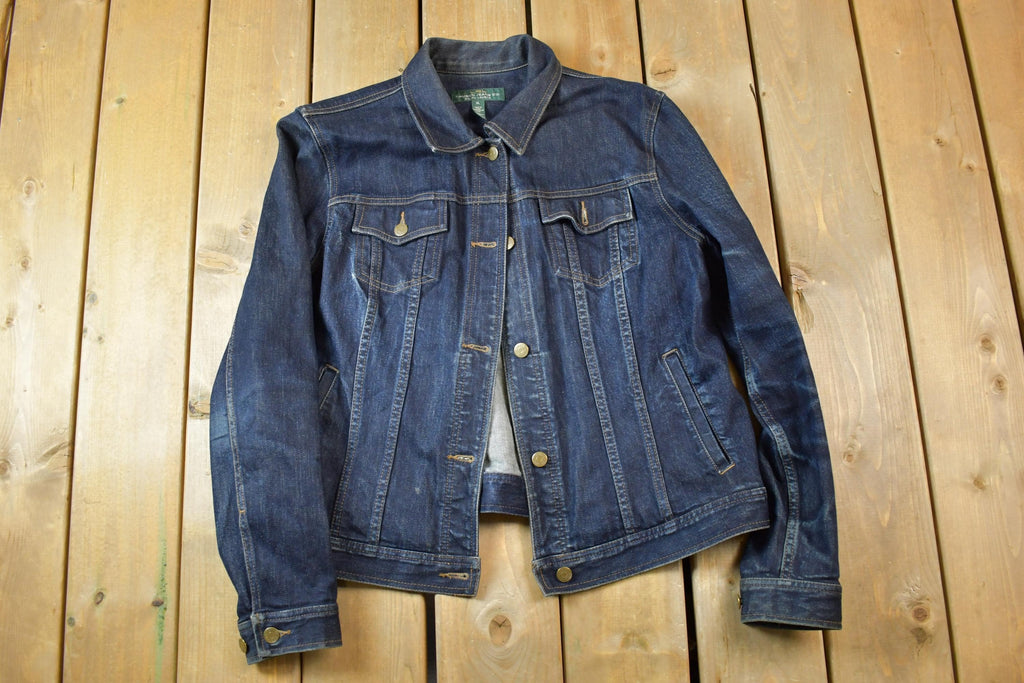 Vintage 1990s Lauren Jeans Co Ralph Lauren Jean Jacket Made In USA