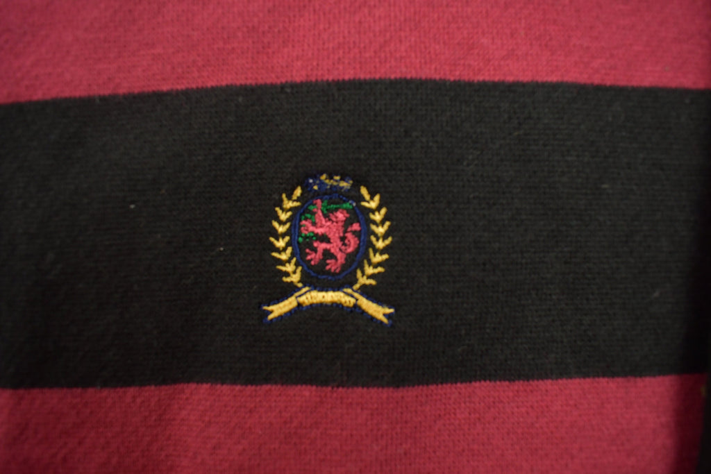 Vintage 1990s Tommy Hilfiger Striped Crewneck Sweatshirt