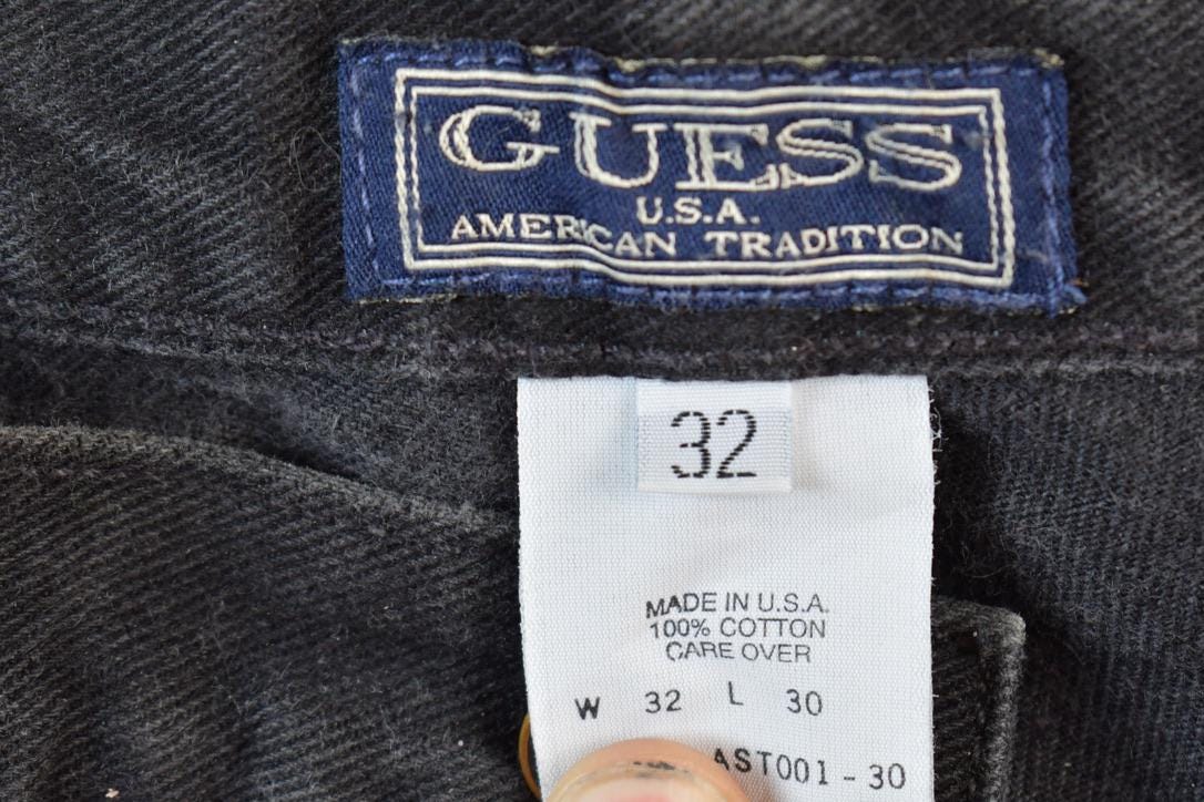 Vintage 1990s Guess Denim Jeans Size 32x30