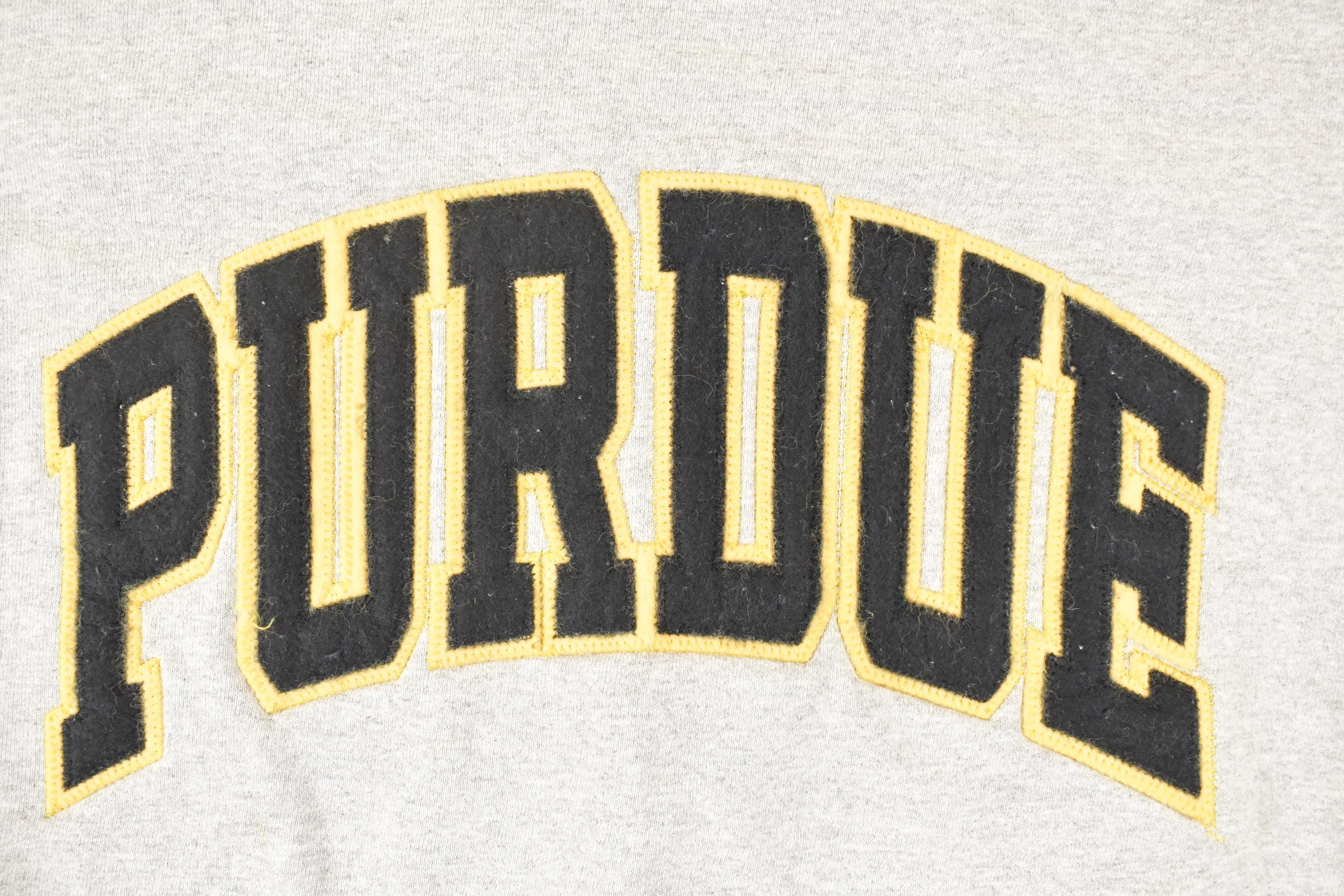 Vintage 1990s Jansport Purdue Embroidered University Crewneck Sweater Men's L