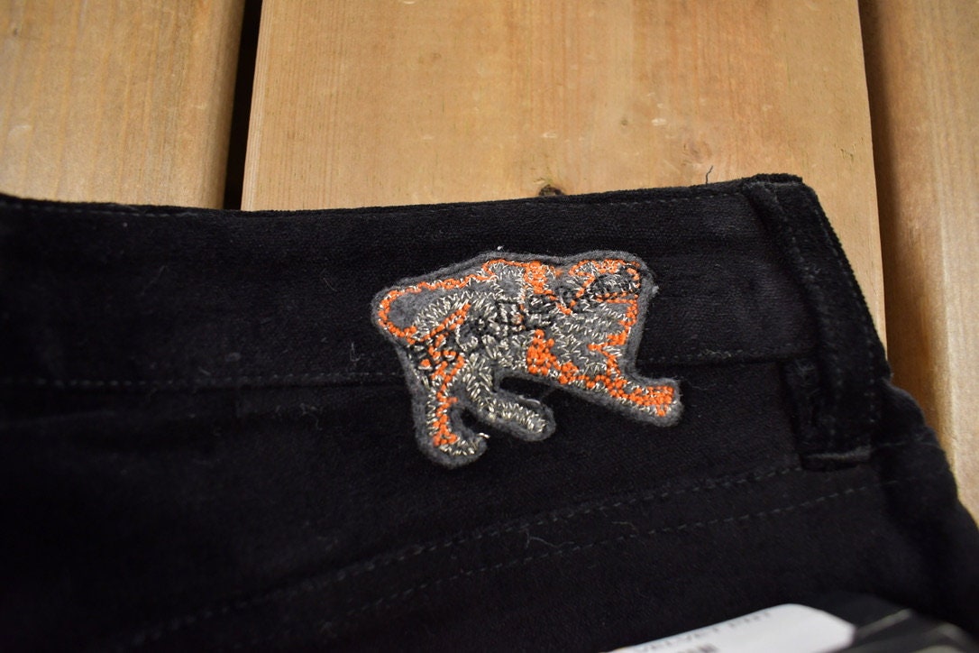 Vintage 1990s Black Parasuco Deadstock Pants Size 24x30