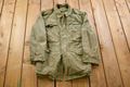 Vintage 1980s Army Military Field Jacket
