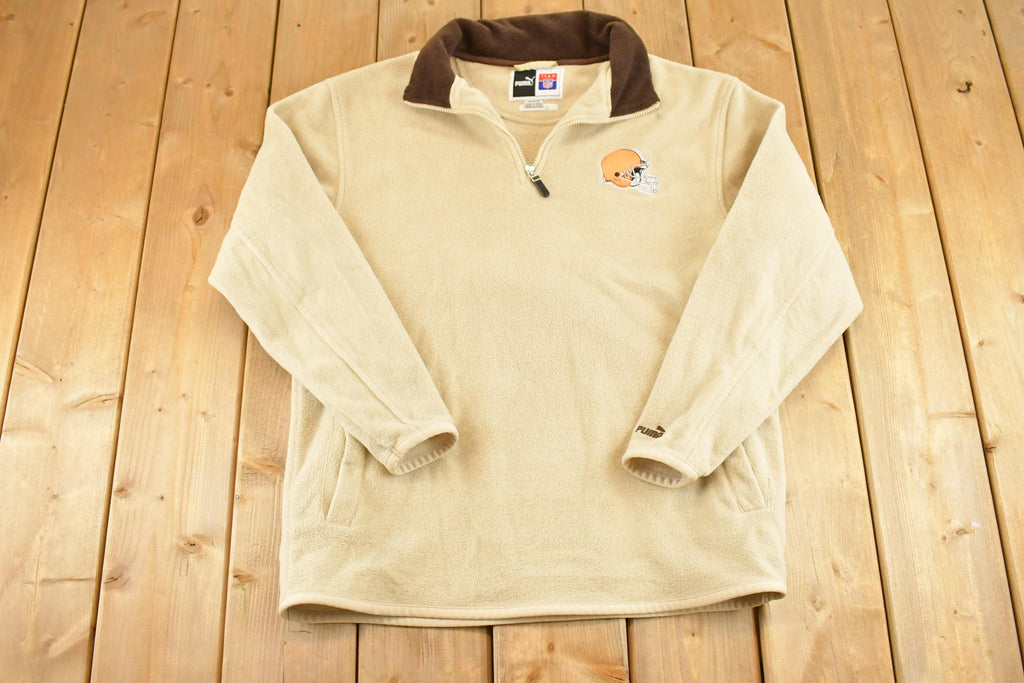 Vintage Y2K Puma Chicago Bears Fleece Sweater Men's M / Outdoorsman / 2000s Sweater / Streetwear / Hiking / Fleece Zip up