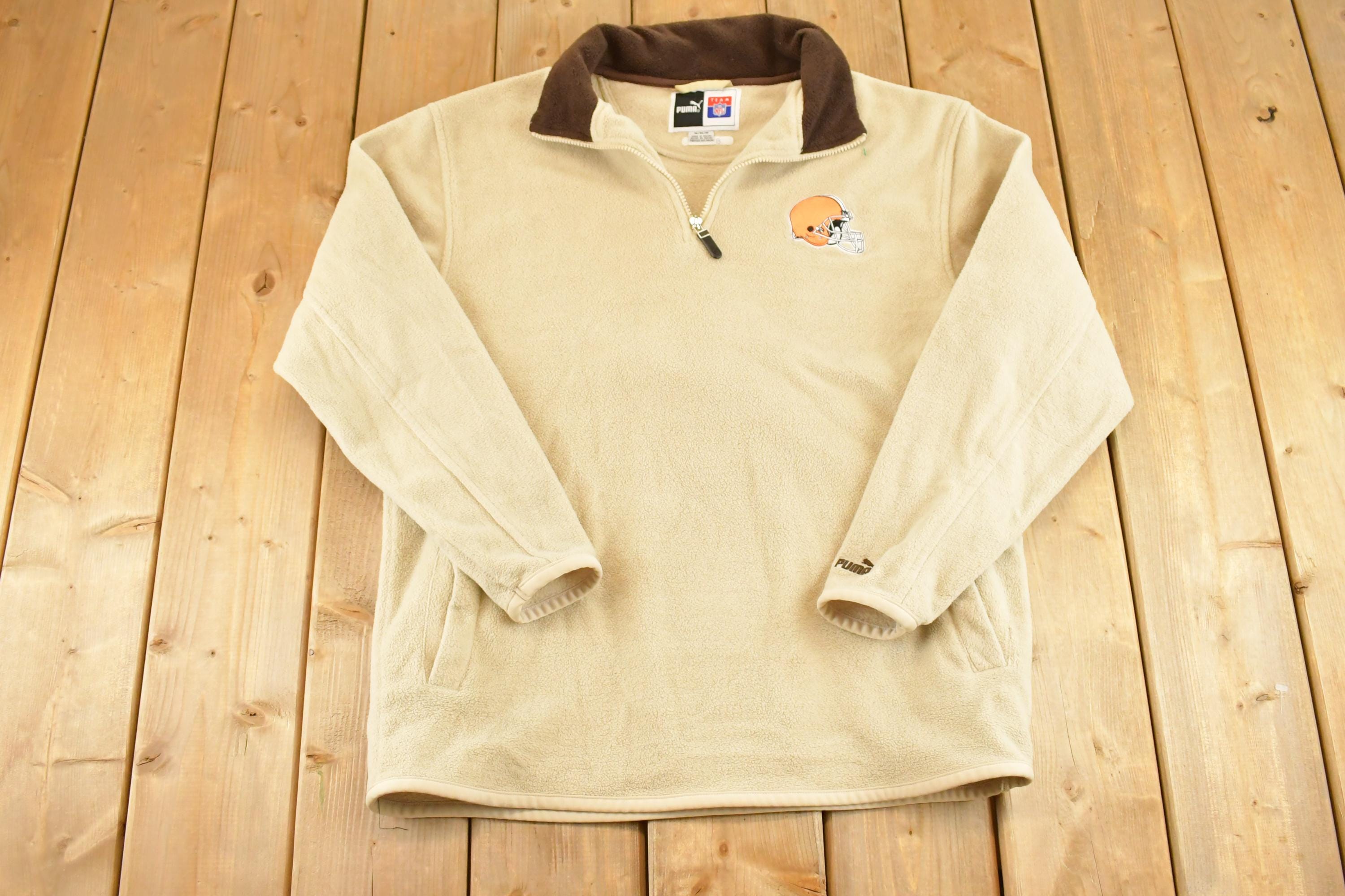 Vintage Y2K Puma Chicago Bears Fleece Sweater Men's M / Outdoorsman / 2000s Sweater / Streetwear / Hiking / Fleece Zip up
