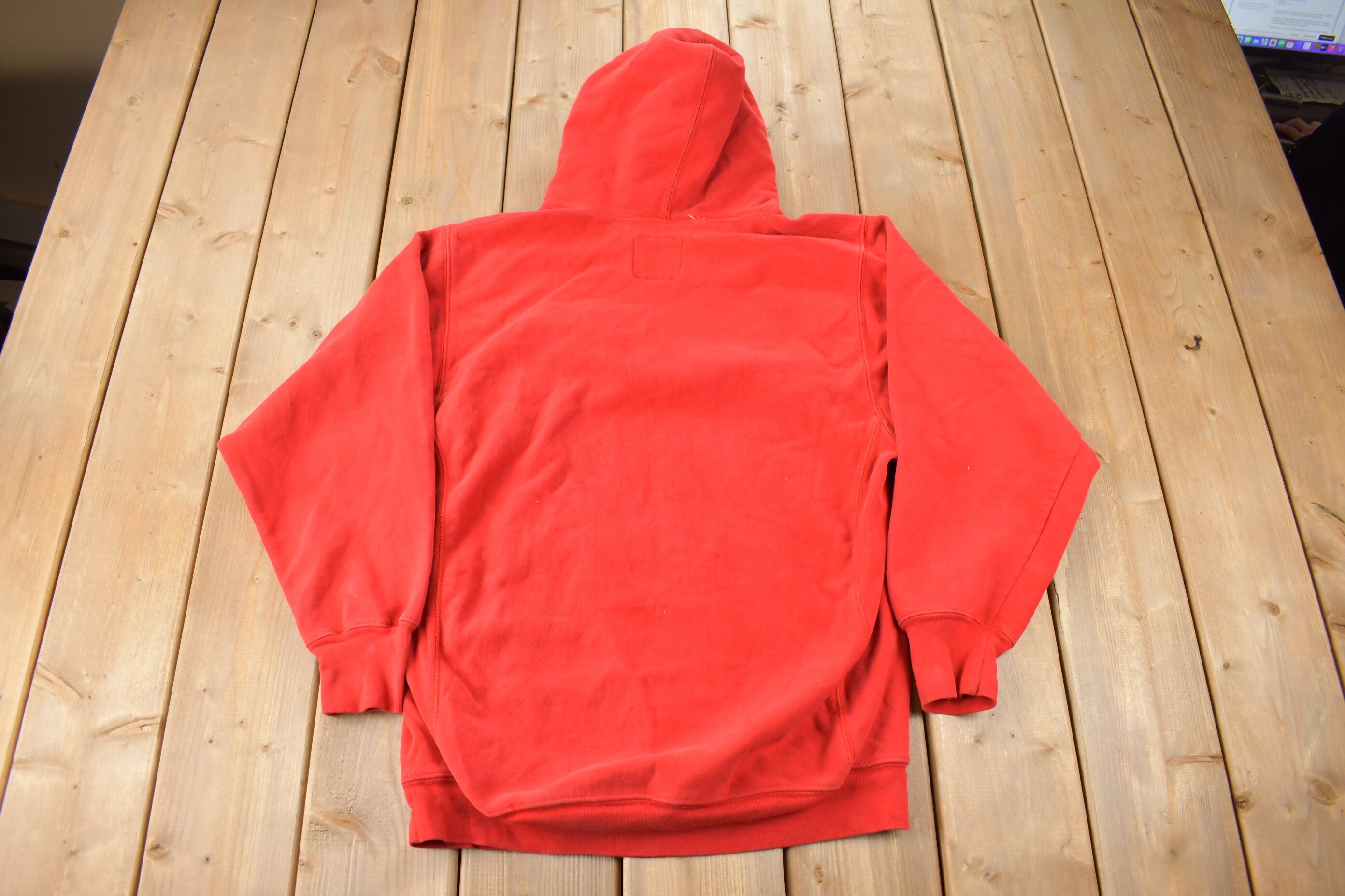 Vintage 1990s Northern Illinois University Heavy Weight Embroidered Collegiate Hoodie Size M