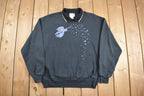 Vintage 1990s Cute Angel Double Collar Crewneck Sweater