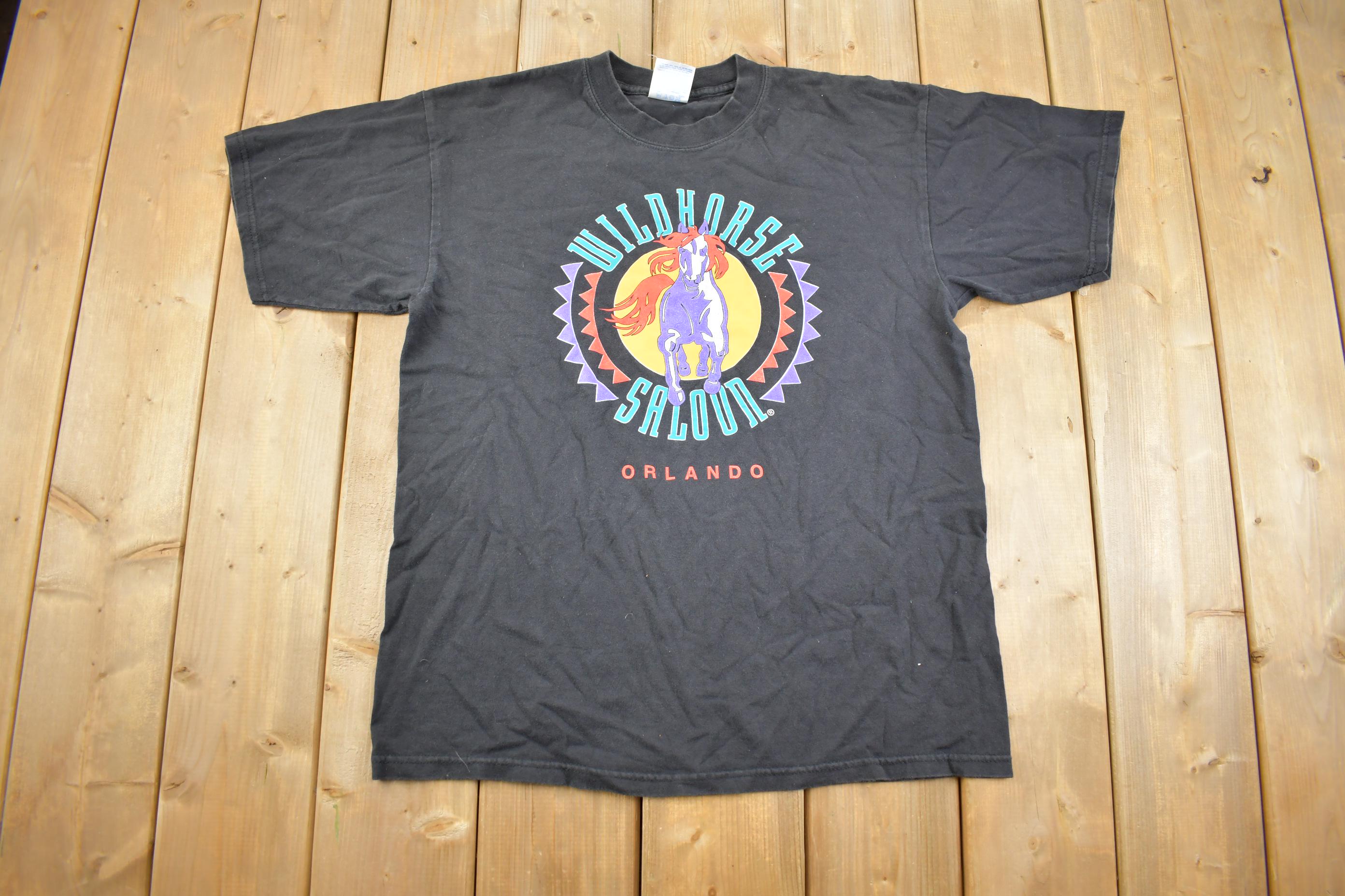 Vintage 1990s Wild Horse Saloon Tourist Bar T Shirt