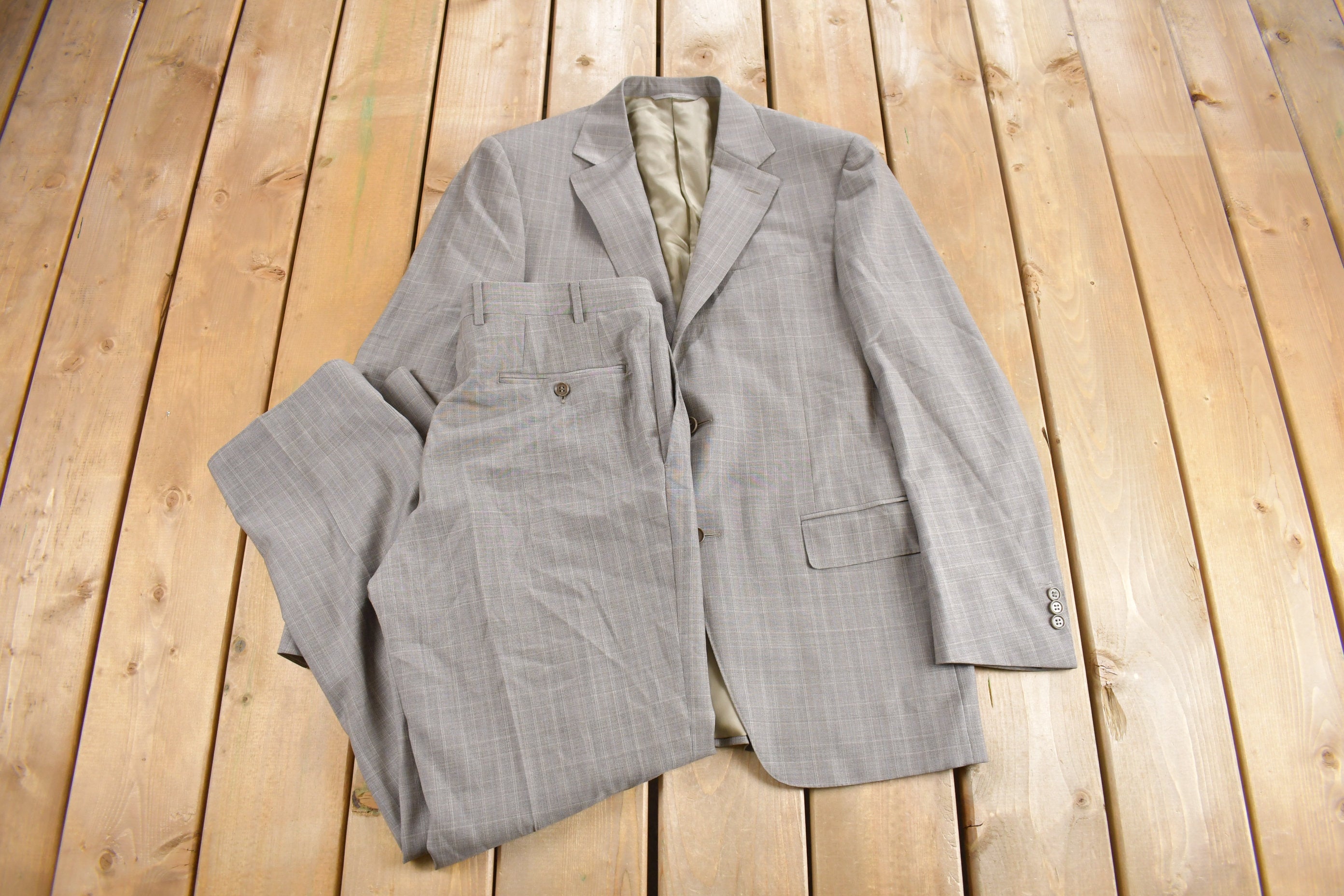 Vintage 1990s Canali Full Suit & Pants Set