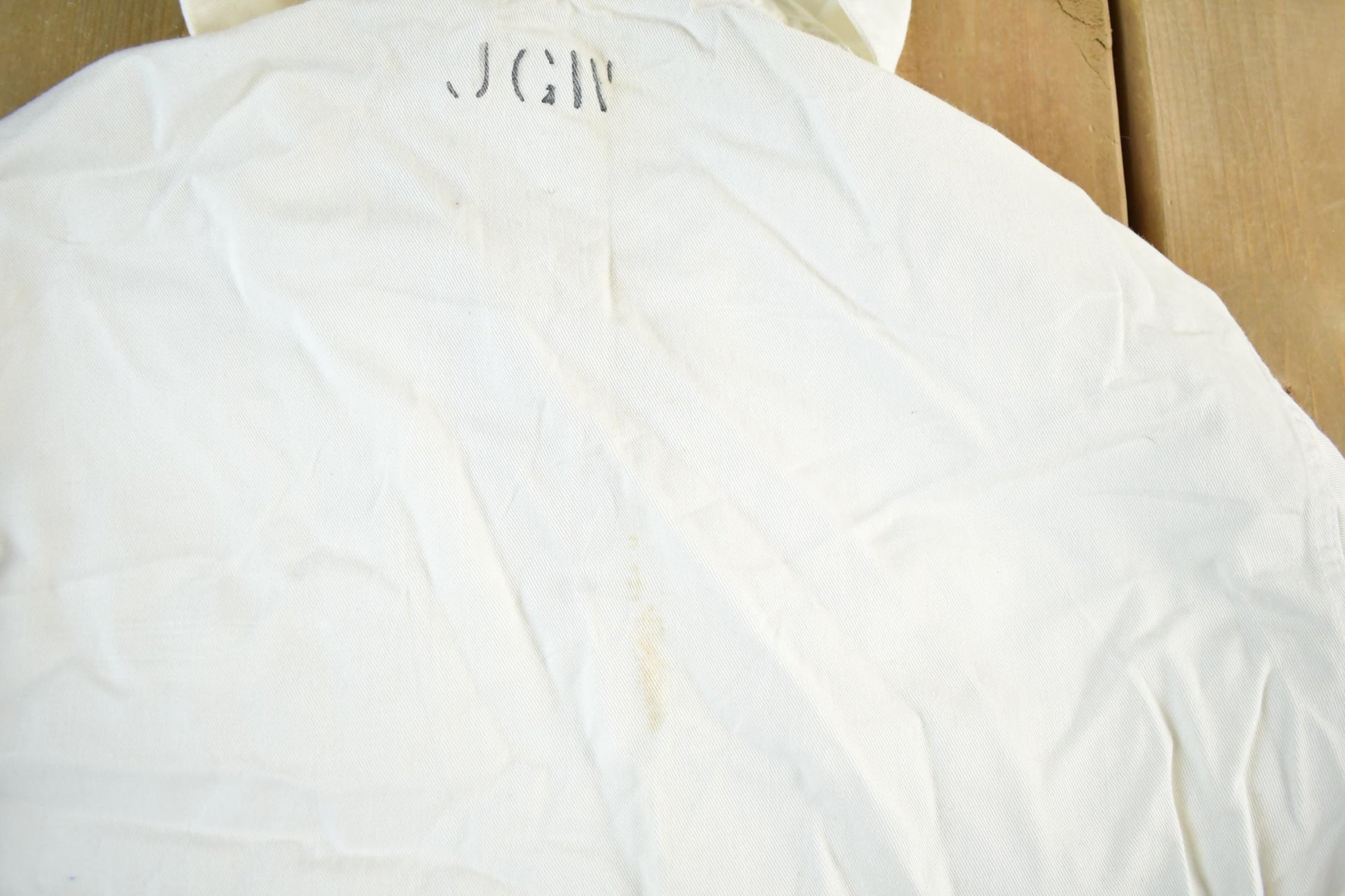 Vintage 1940s Military Navy U.S.S. Bennington Sailor WW2 Era Shirt Men's Small