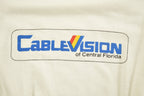 Vintage 1980s Cablevision Central Florida Logo Graphic Crewneck Sweater