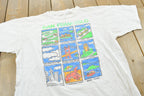Vintage 1990 San Francisco Golden Gate Bridge Landmarks Souvenir T-Shirt Men's L