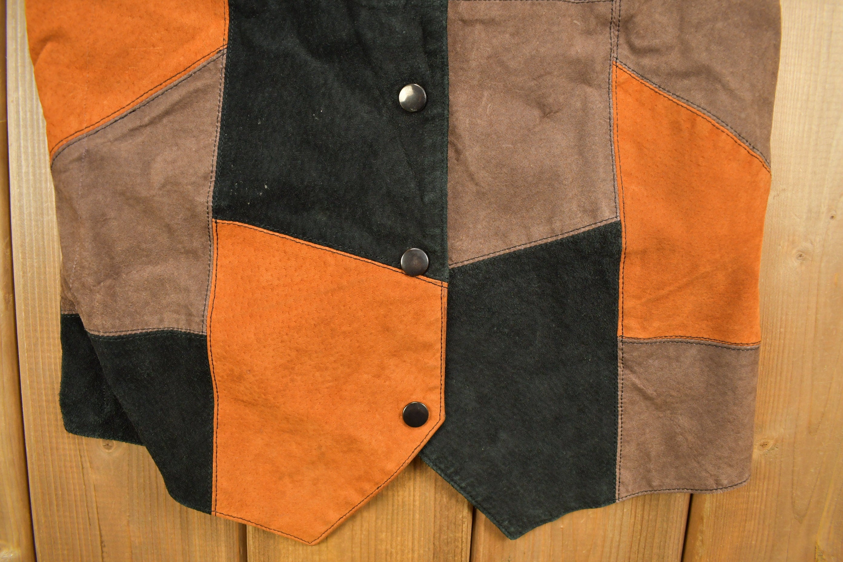 Vintage 1990s Bagatelle Suede Vest