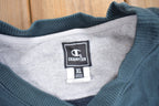 Vintage Y2K Champion Blank Mini Logo Black Crewneck Sweatshirt