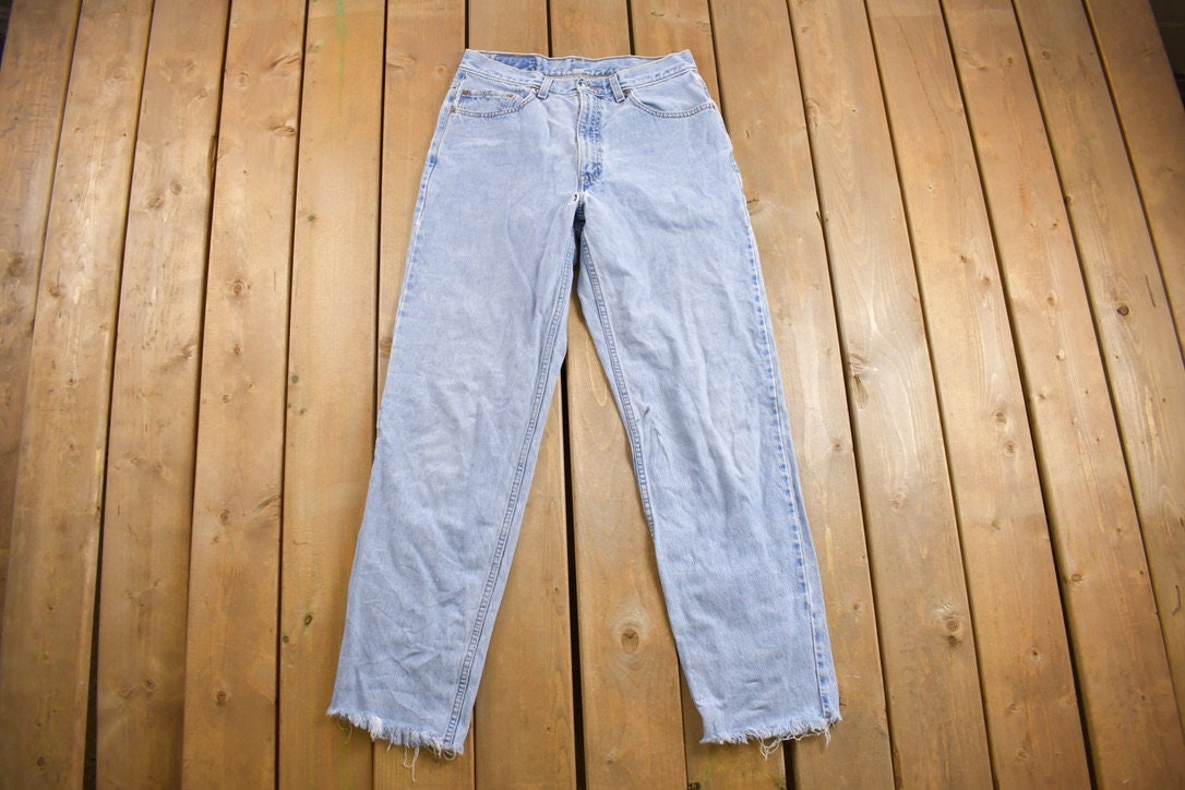 Vintage 1990s Levi's 550 Red Tab Denim Jeans Size 30 x 31