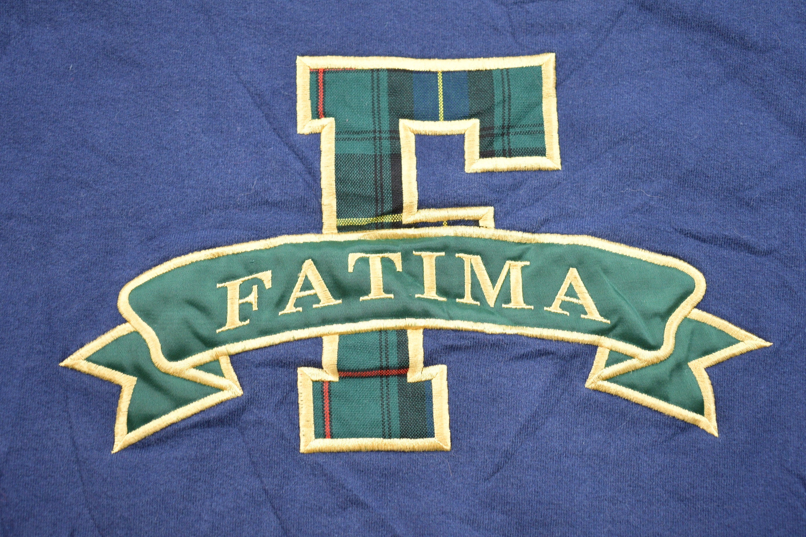 Vintage 1990s Fatima Oarsman Embroidered Crewneck Sweatshirt