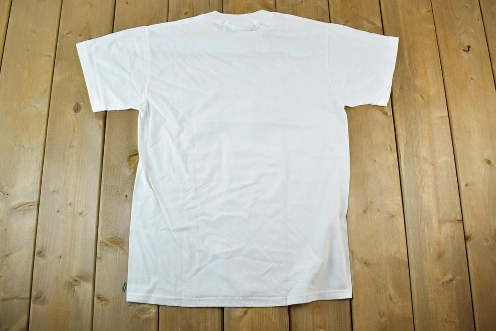 Vintage 2000 New York Twin Towers Statue Of Liberty Souvenir Single Stitch Graphic Print T-Shirt