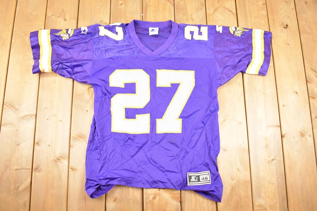 Vintage 1990s Starter Minnesota Vikings Fuller 27 NFL Jersey Men's M