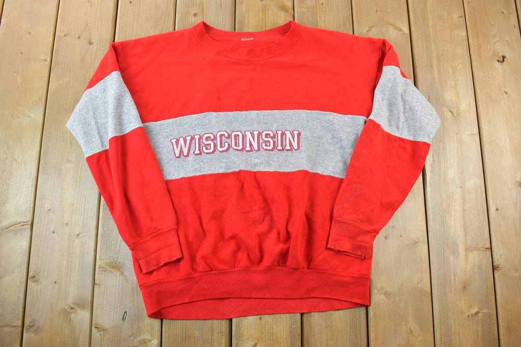 Vintage 1990s Wisconsin University Collegiate Crewneck