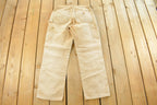 Vintage 1990s Carhartt Distressed Sun Faded Double Knee Pants Men's 30 x 29