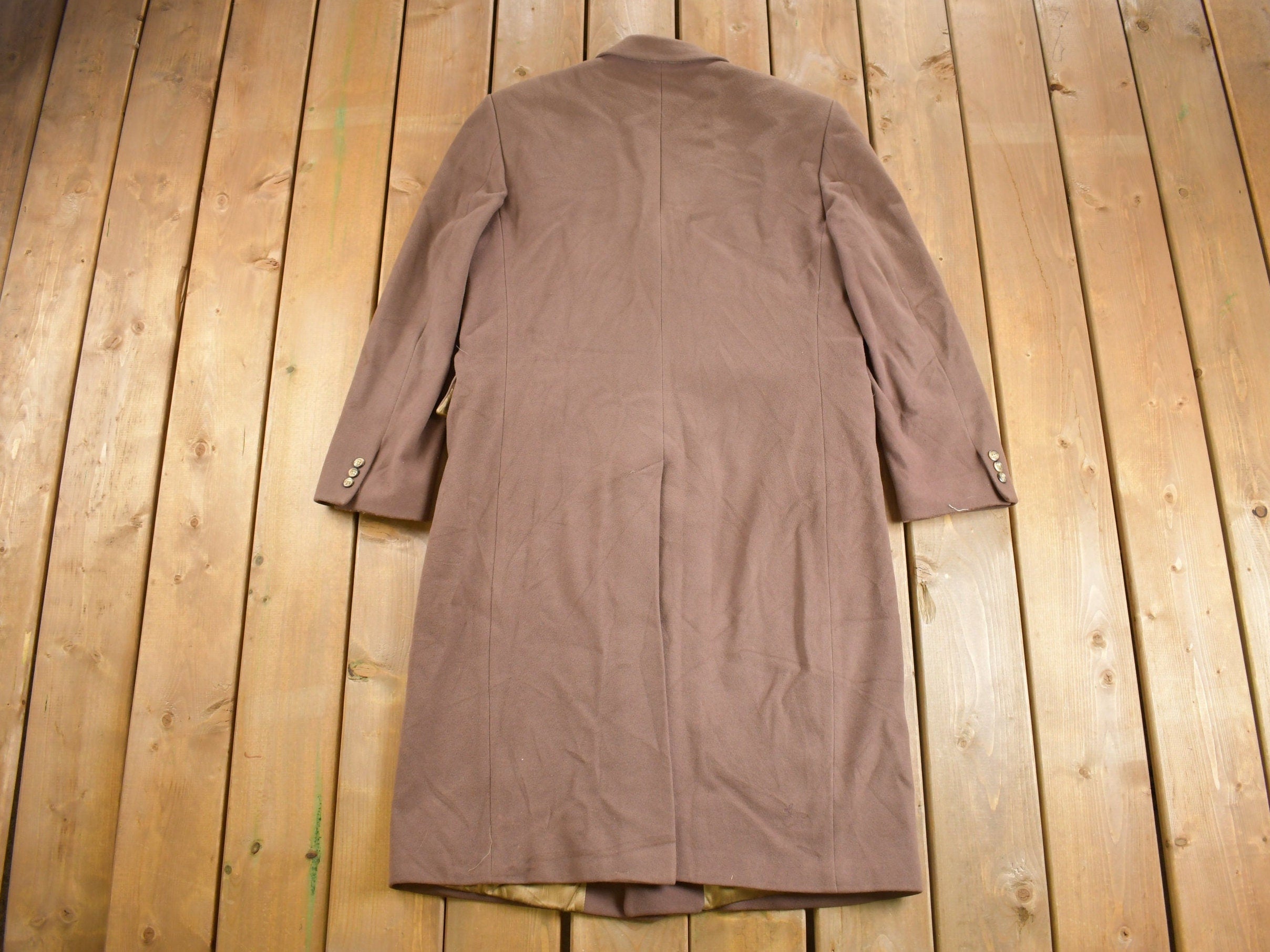 Vintage 1980s Cashmere Over Coat