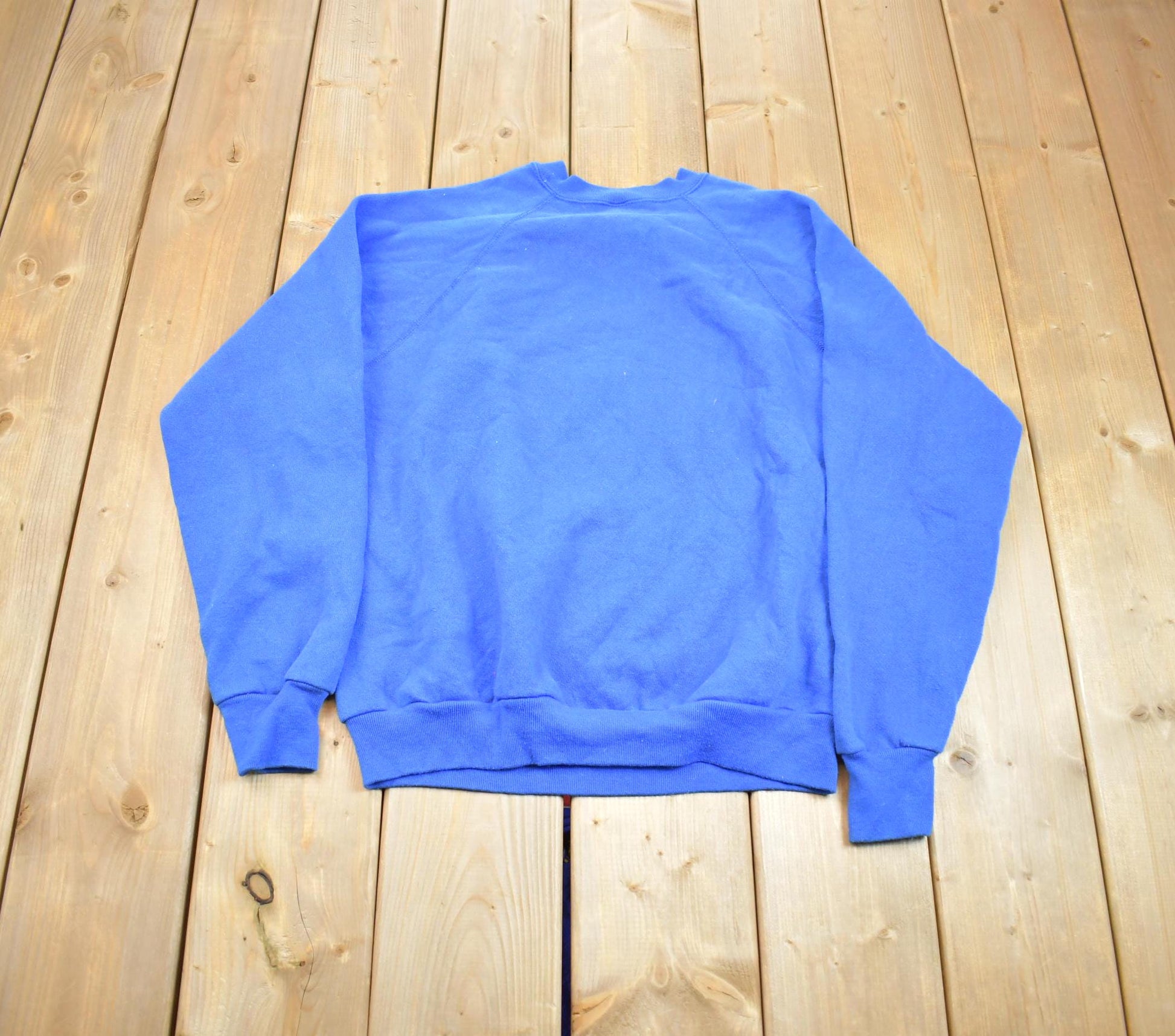 Vintage 1980s Blank Better Basics Crewneck Sweatshirt Made In USA