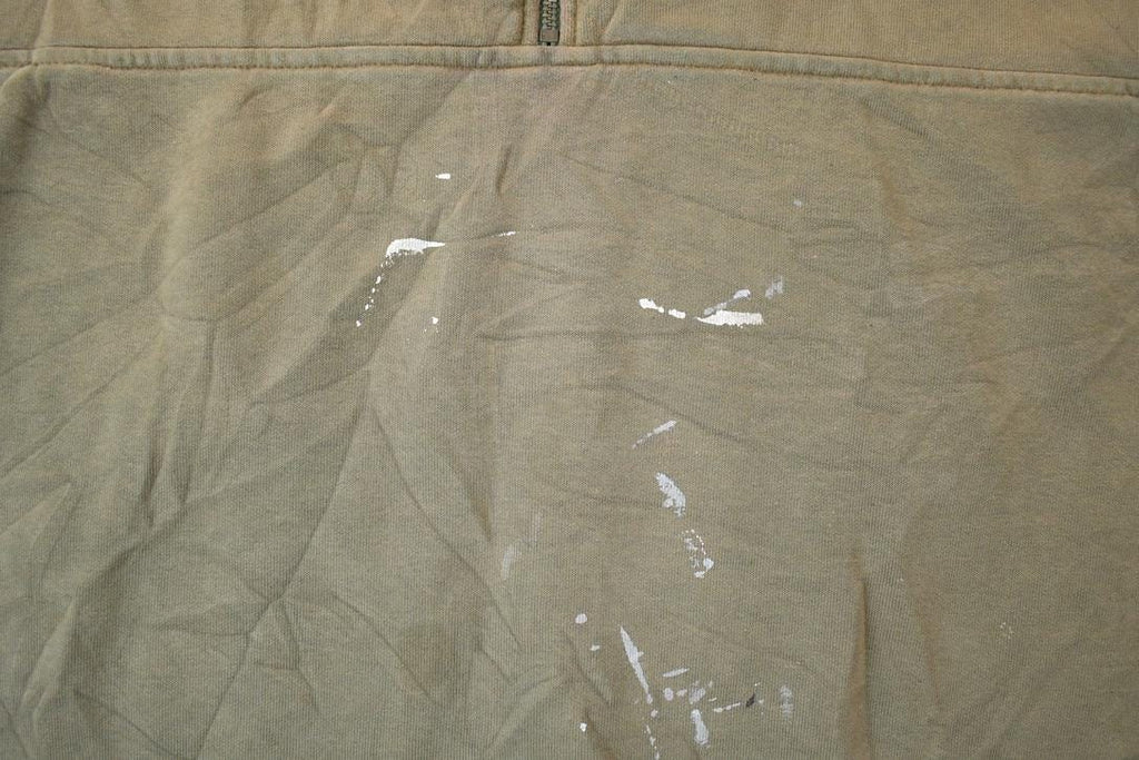 Vintage Distressed Carhartt Quarter Zip Mock Neck Sweatshirt