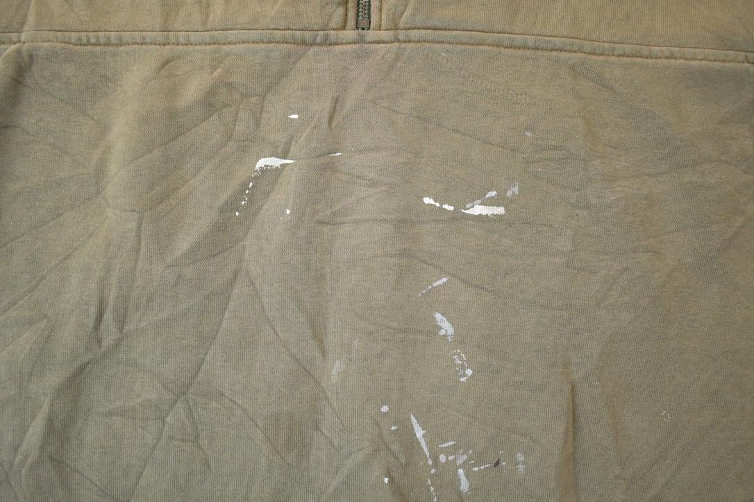 Vintage Distressed Carhartt Quarter Zip Mock Neck Sweatshirt