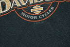 Vintage 2000 Harley Davidson Motorcycles Long Sleeve Henley T-Shirt