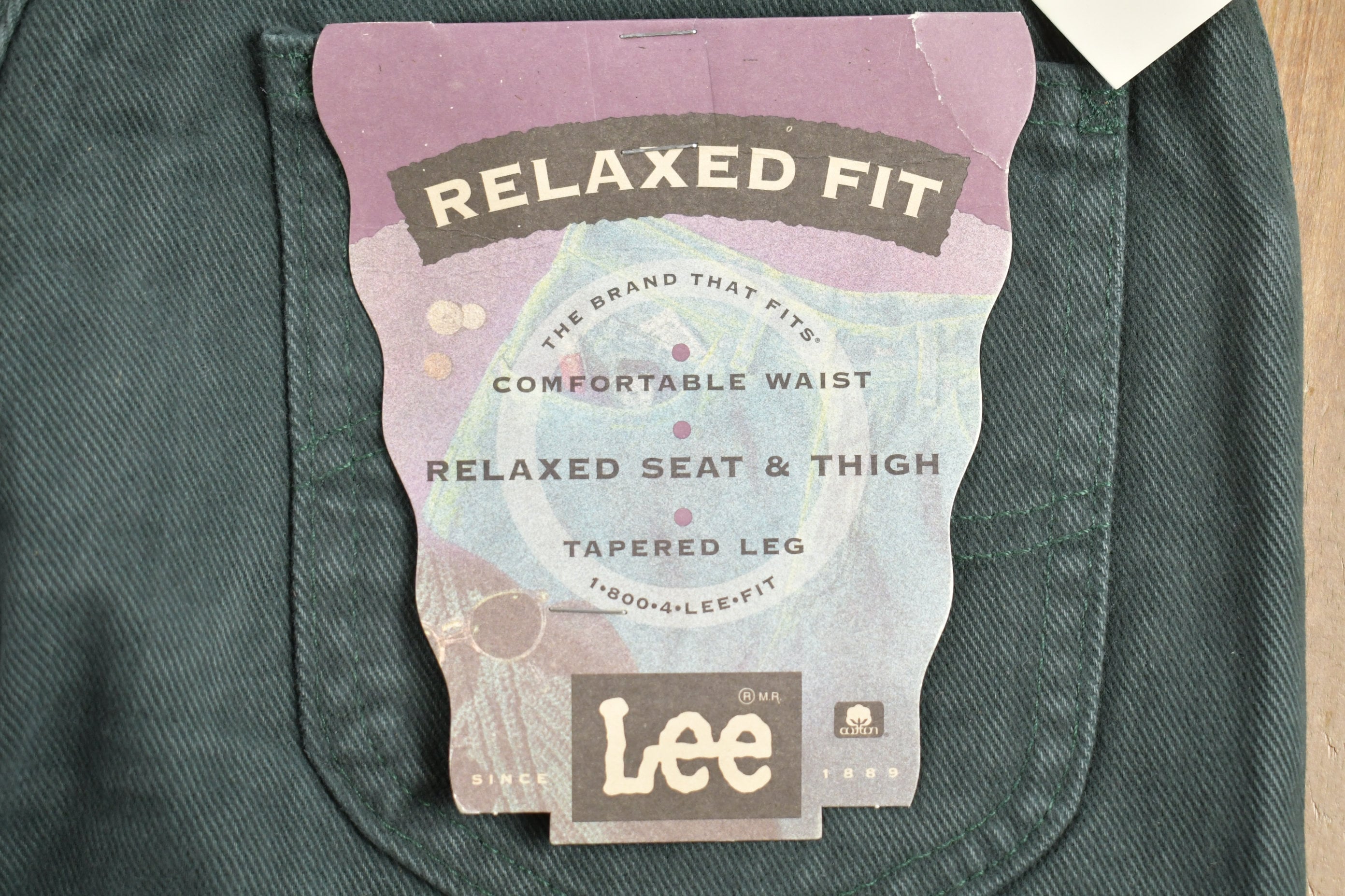 Wrangler Cowboy Cut Deadstock Vintage 1980s Jeans Size 28 x 32 Forrest Green