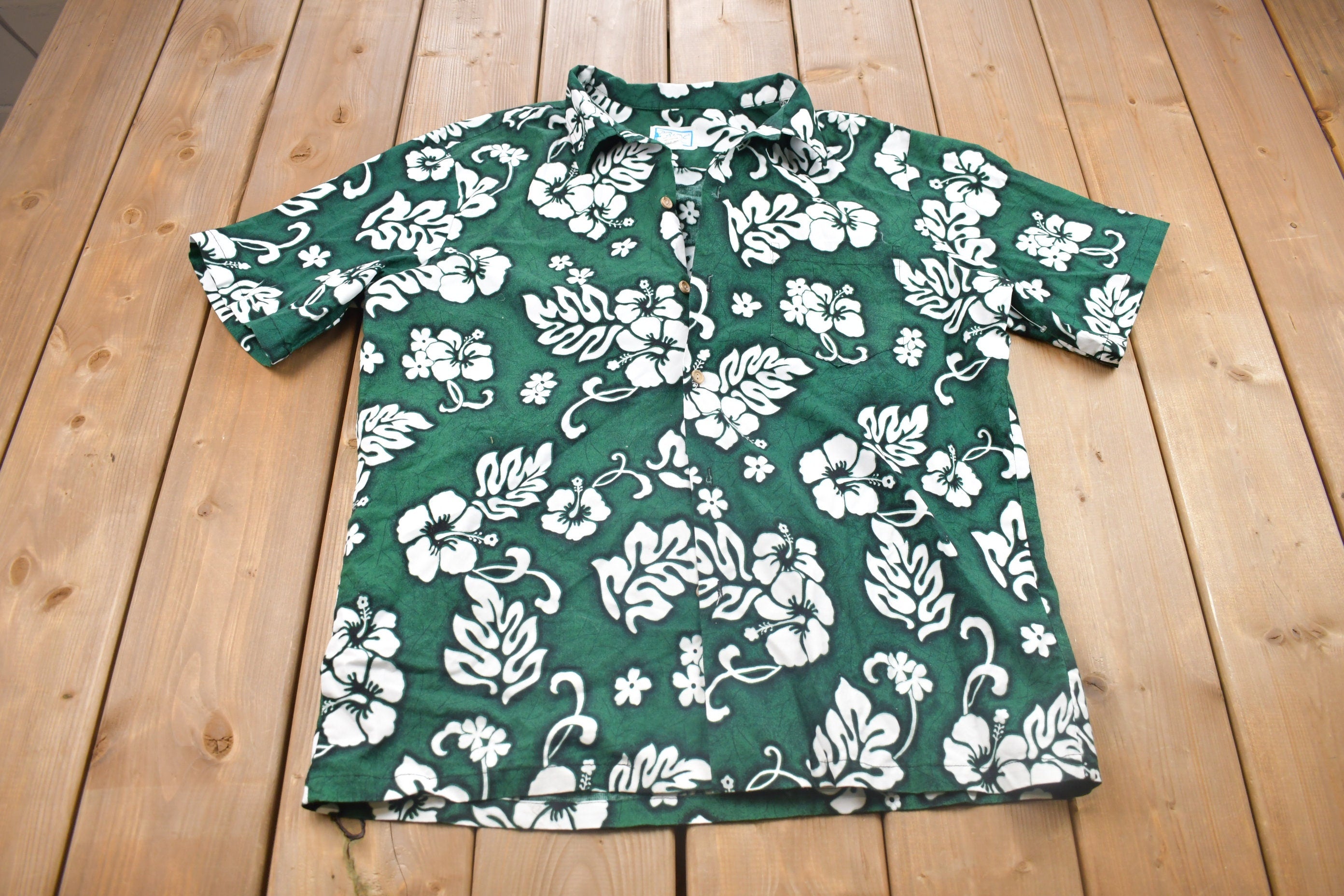 Vintage 1990s Floral Button Up Shirt