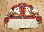 Vintage 1990s Womens Western Graphic Button Up Shirt