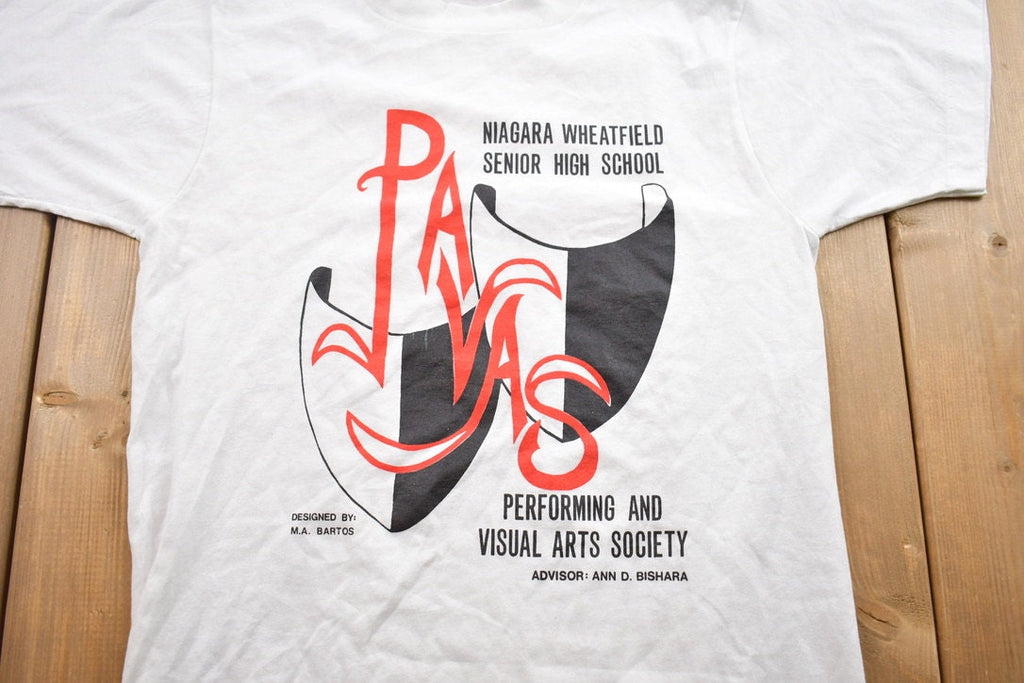 Vintage 1990s Niagara Wheatfield Senior High School Graphic T-Shirt