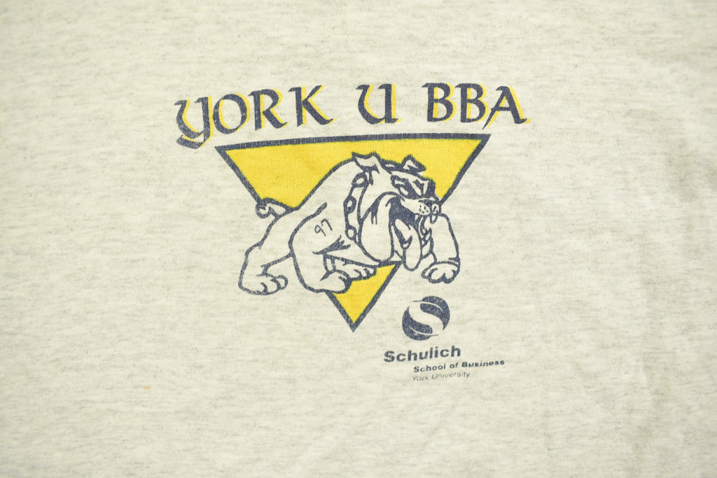 Vintage 1990s York U BBA University Collegiate T-Shirt