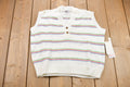 Vintage 1990s Sweet Tree Striped Knitted Sweater Vest
