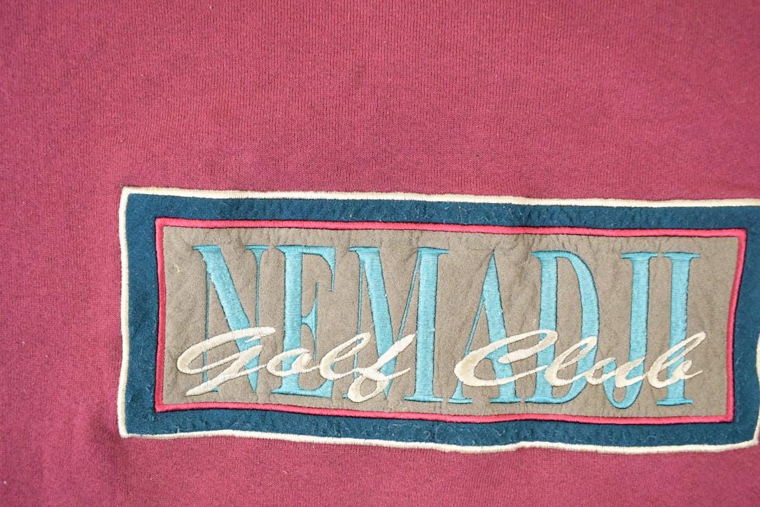 Vintage 1990s Nemadji Golf Club Embroidered Crewneck Sweatshirt Men's L