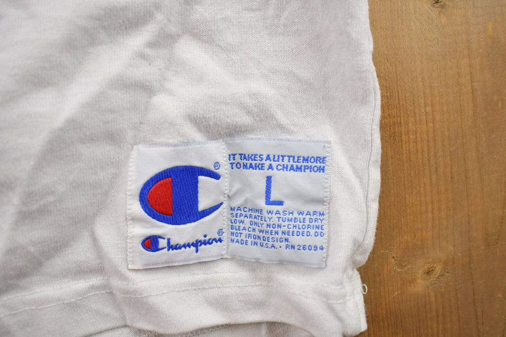 Vintage 1993 Air It Out NFL Flag Football Champions Crewneck Short Sleeve Sweatshirt