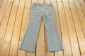 Vintage 1970s Day's Sportswear Checkered Bell Bottom Flare Trousers Women's 35 x 29